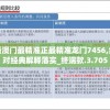 新澳门最精准正最精准龙门7456,绝对经典解释落实_终端款.3.705