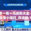 管家婆一肖一马资料大全  ,轻松玩转生活小技巧_改进版.1.412