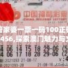 管家婆一票一码100正确7456,探索澳门魅力与文化风情_可选版.2.449