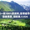 一码一肖100%的资料,探寻城市中的隐秘美景_领航集.5.826