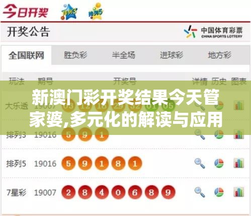 新澳门彩开奖结果今天管家婆,多元化的解读与应用策略_极速版Timiv.1.936