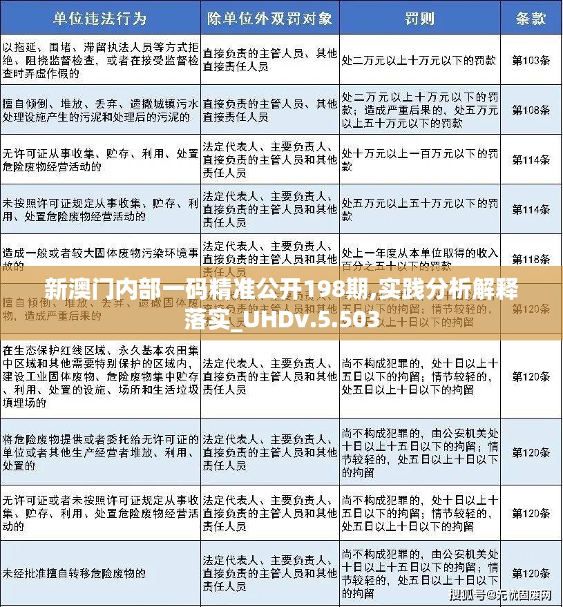 新澳门内部一码精准公开198期,实践分析解释落实_UHDv.5.503