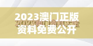 2023澳门正版资料免费公开,清新生活小技巧大公开_研发版.8.687