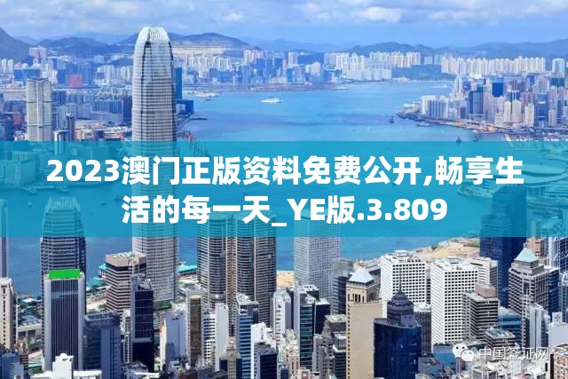 2023澳门正版资料免费公开,畅享生活的每一天_YE版.3.809