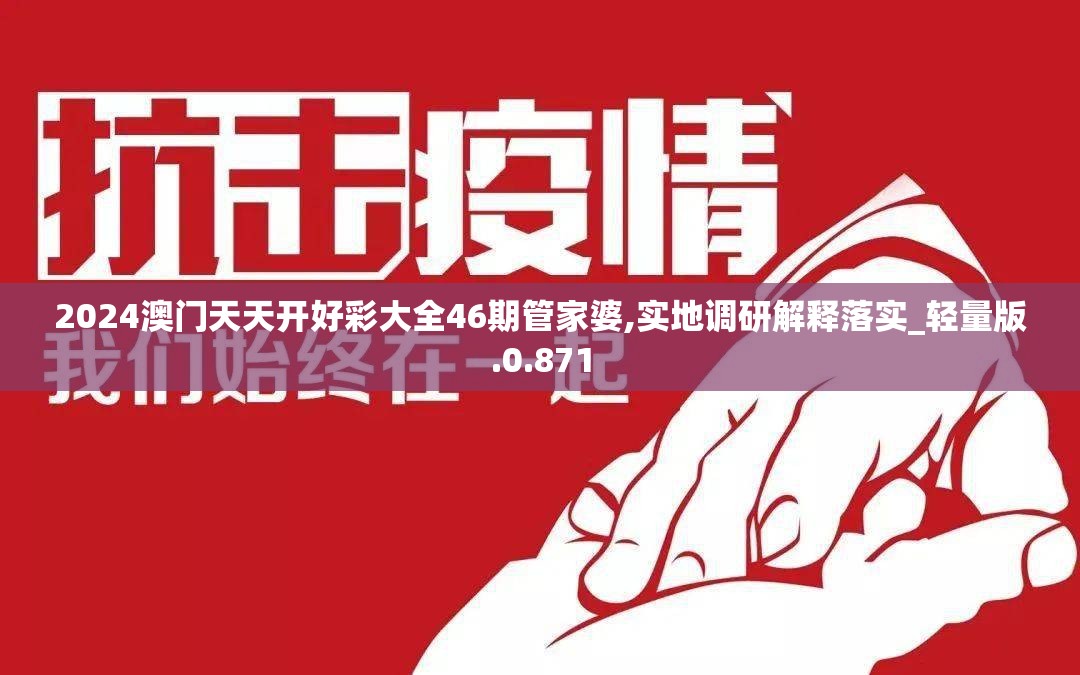 2024澳门天天开好彩大全46期管家婆,实地调研解释落实_轻量版.0.871