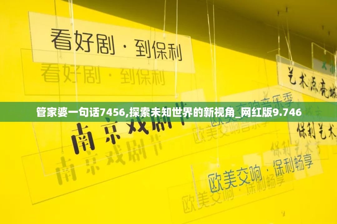 管家婆一句话7456,探索未知世界的新视角_网红版9.746