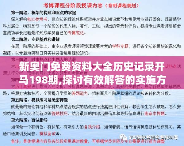 新奥门免费资料大全历史记录开马198期,探讨有效解答的实施方法_缩小款.7.682