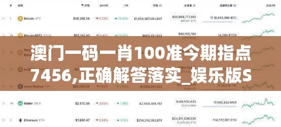 澳门一码一肖100准今期指点7456,正确解答落实_娱乐版SIP.3.455