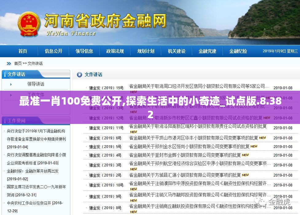 最准一肖100免费公开,探索生活中的小奇迹_试点版.8.382