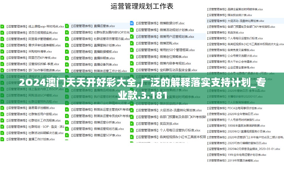 2O24澳门天天开好彩大全,广泛的解释落实支持计划_专业款.3.181