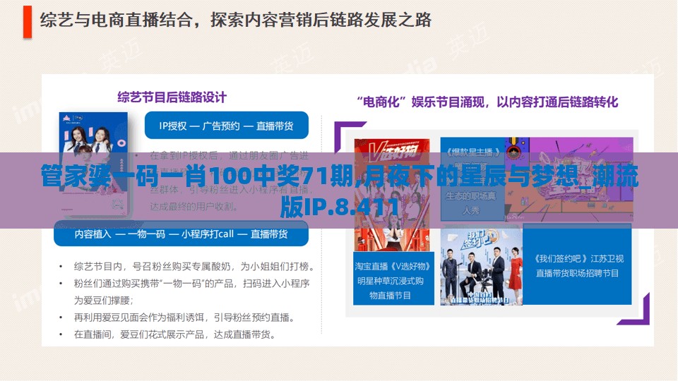 管家婆一码一肖100中奖71期,月夜下的星辰与梦想_潮流版IP.8.411