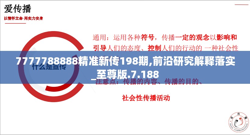 7777788888精准新传198期,前沿研究解释落实_至尊版.7.188