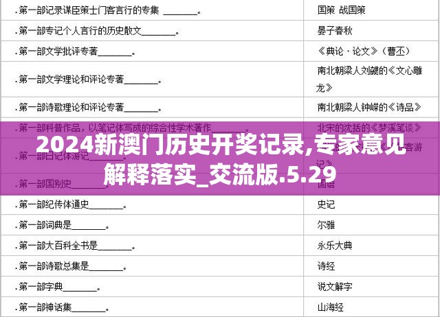 2024新澳门历史开奖记录,专家意见解释落实_交流版.5.29