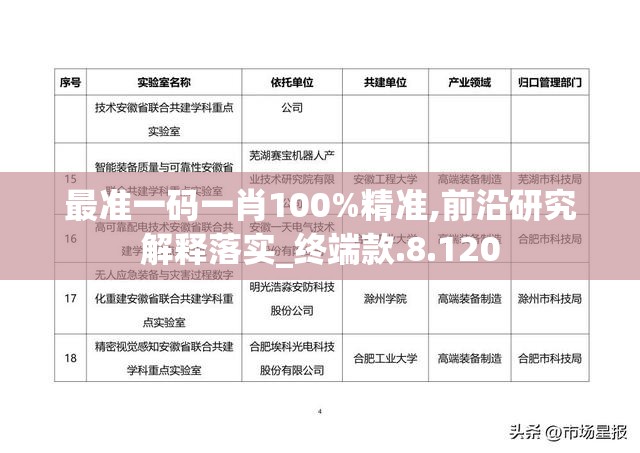最准一码一肖100%精准,前沿研究解释落实_终端款.8.120