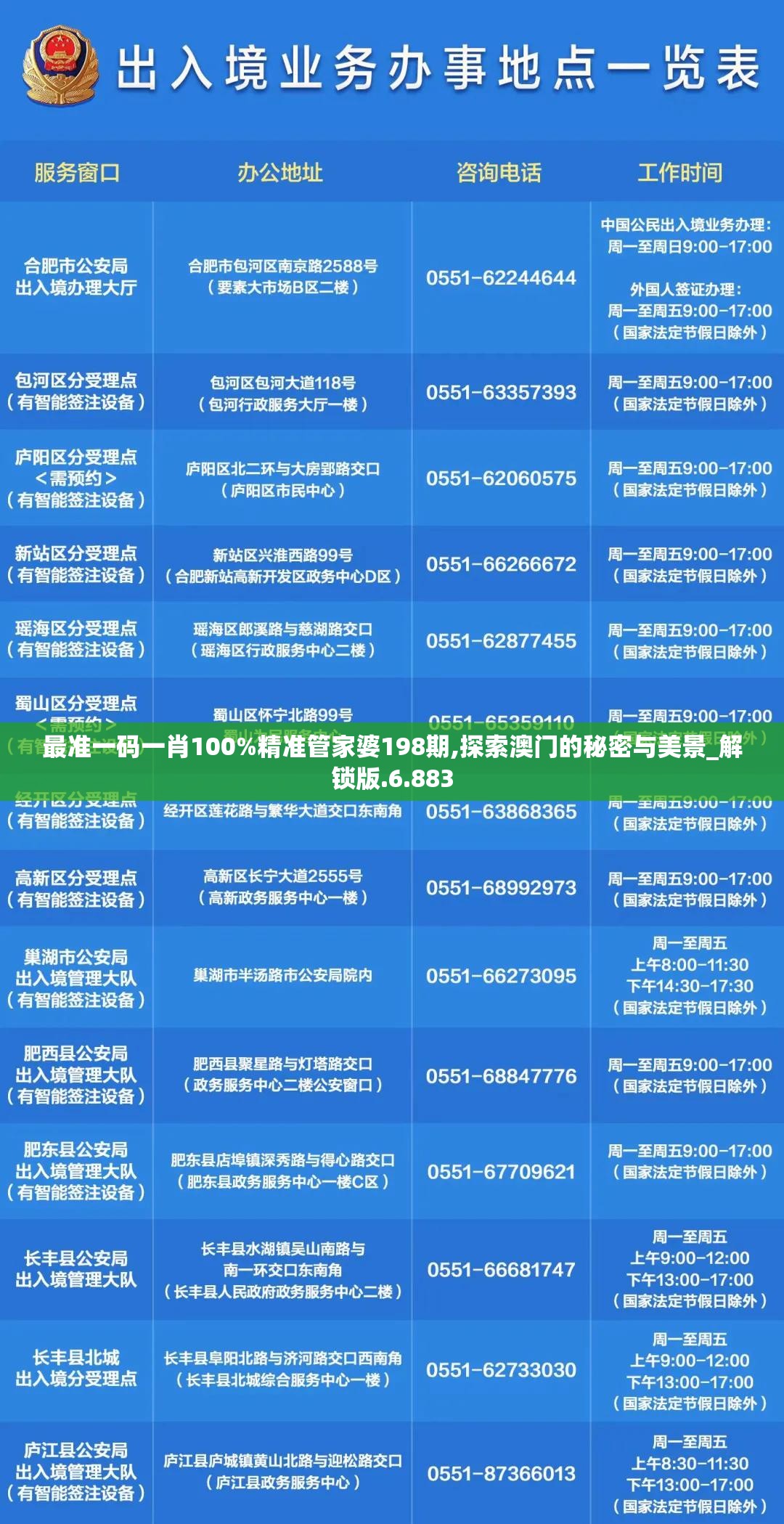 最准一码一肖100%精准管家婆198期,探索澳门的秘密与美景_解锁版.6.883
