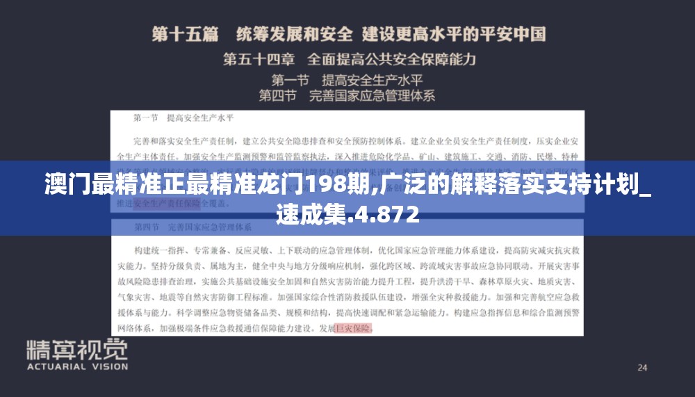 澳门最精准正最精准龙门198期,广泛的解释落实支持计划_速成集.4.872