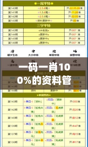 一码一肖100%的资料管家婆,系统分析解释落实_迷你型.6.34