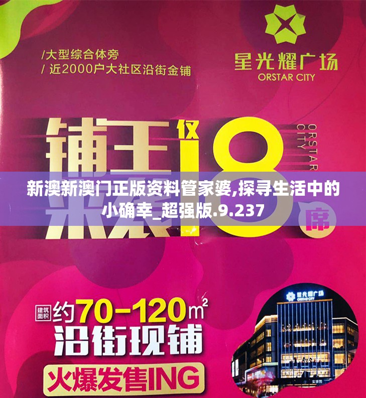 新澳新澳门正版资料管家婆,探寻生活中的小确幸_超强版.9.237