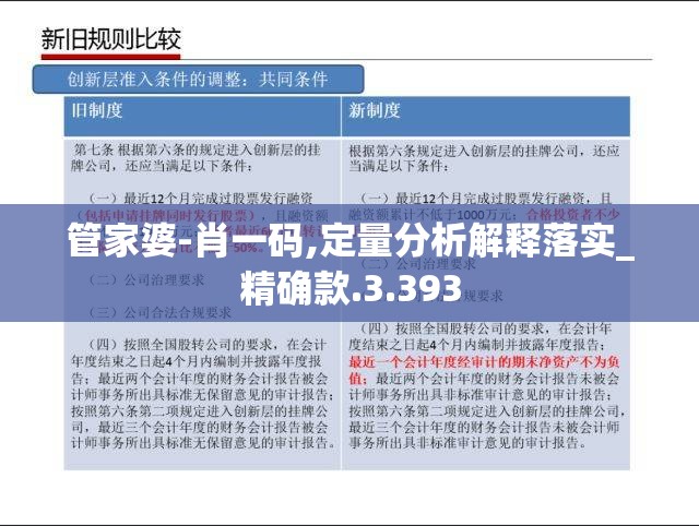 管家婆-肖一码,定量分析解释落实_精确款.3.393