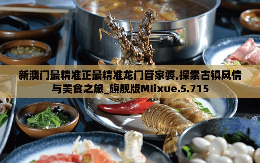 新澳门最精准正最精准龙门管家婆,探索古镇风情与美食之旅_旗舰版MIixue.5.715