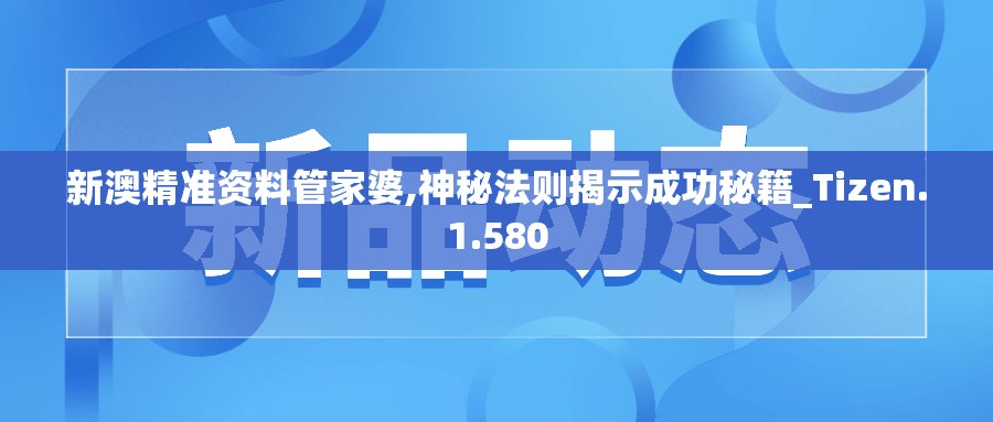 新澳精准资料管家婆,神秘法则揭示成功秘籍_Tizen.1.580