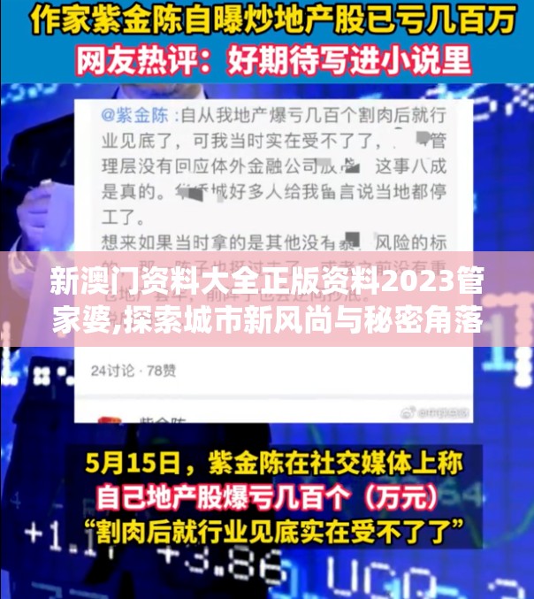 新澳门资料大全正版资料2023管家婆,探索城市新风尚与秘密角落_极致集.0.747