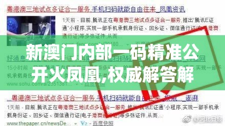 新澳门内部一码精准公开火凤凰,权威解答解释落实_跨界版.0.15