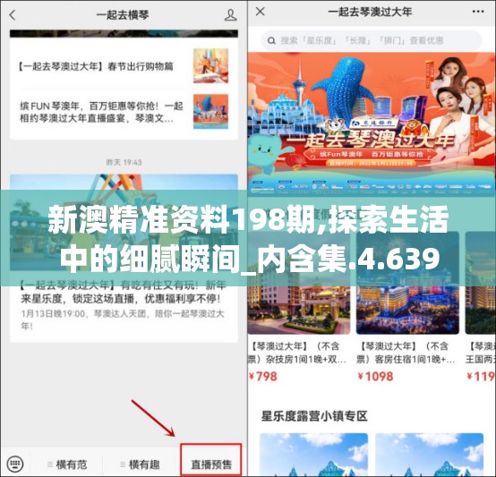 新澳精准资料198期,探索生活中的细腻瞬间_内含集.4.639
