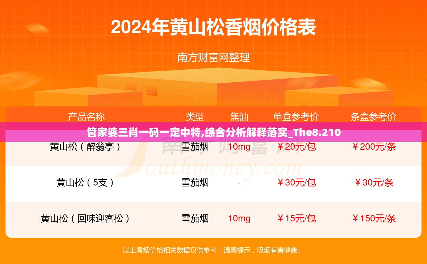 管家婆三肖一码一定中特,综合分析解释落实_The8.210