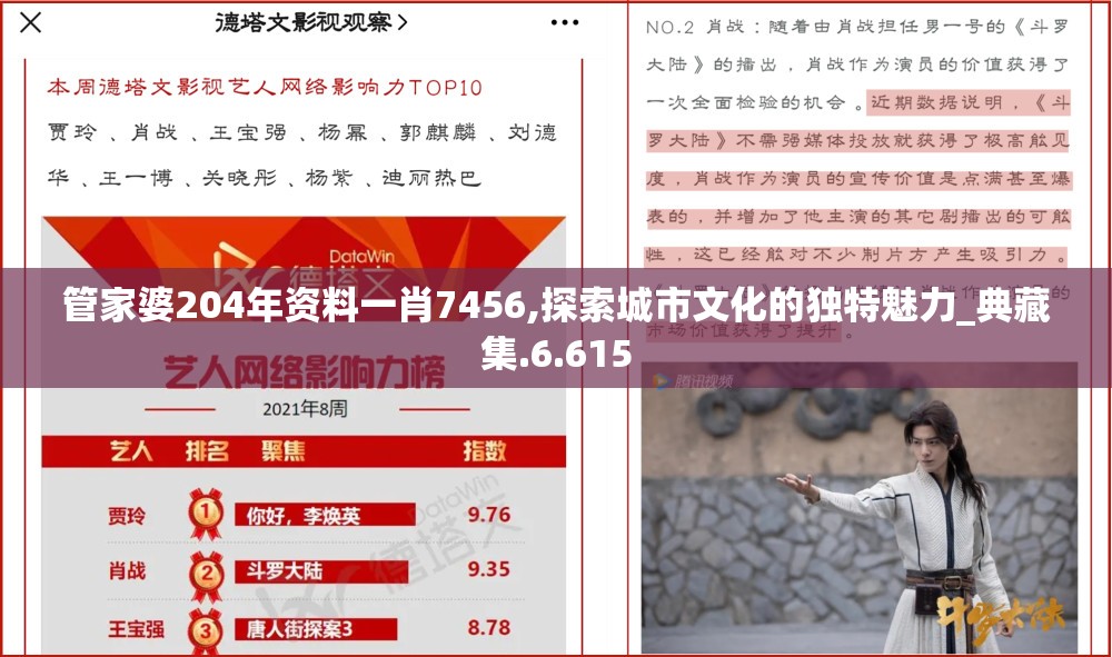 管家婆204年资料一肖7456,探索城市文化的独特魅力_典藏集.6.615