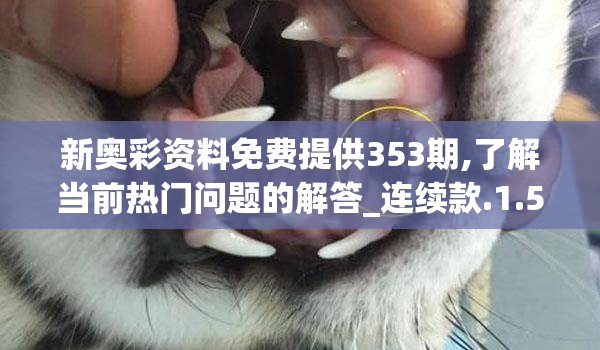 新奥彩资料免费提供353期,了解当前热门问题的解答_连续款.1.588