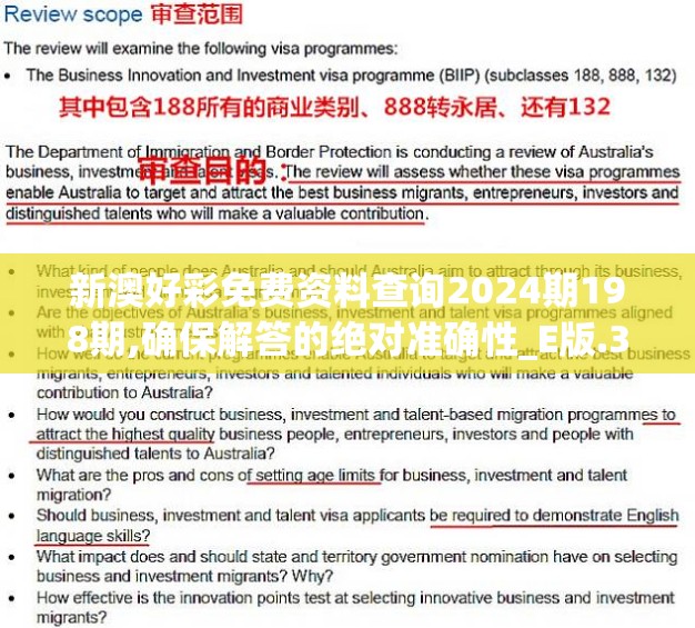 新澳好彩免费资料查询2024期198期,确保解答的绝对准确性_E版.3.785