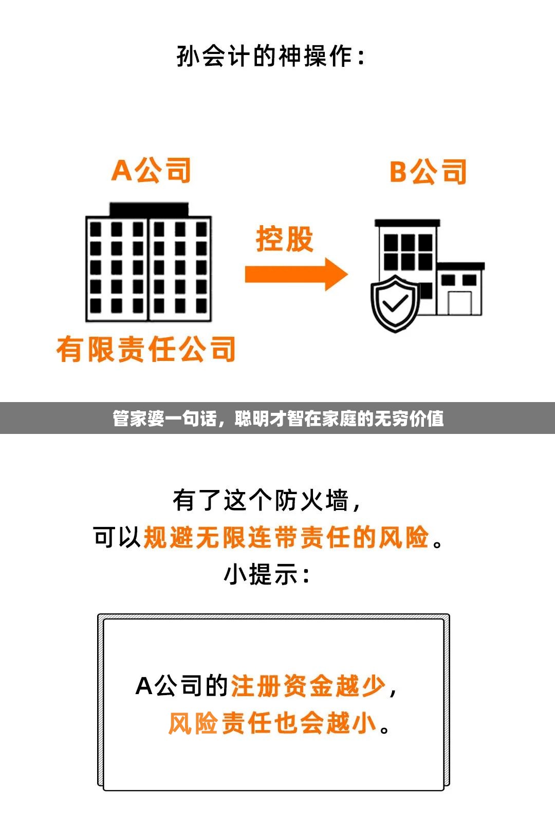 管家婆一句话，聪明才智在家庭的无穷价值