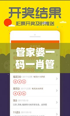 管家婆一码一肖管家婆：专家教你如何选号赢大奖，击中福彩天机