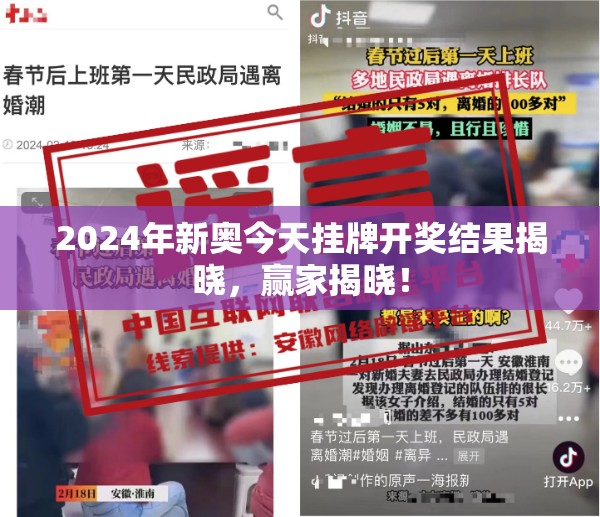 2024年新奥今天挂牌开奖结果揭晓，赢家揭晓！