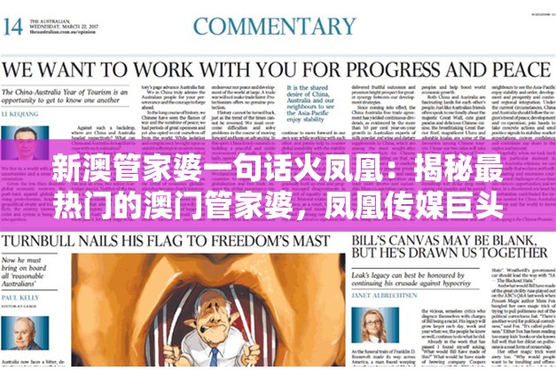 新澳管家婆一句话火凤凰：揭秘最热门的澳门管家婆，凤凰传媒巨头的背后故事