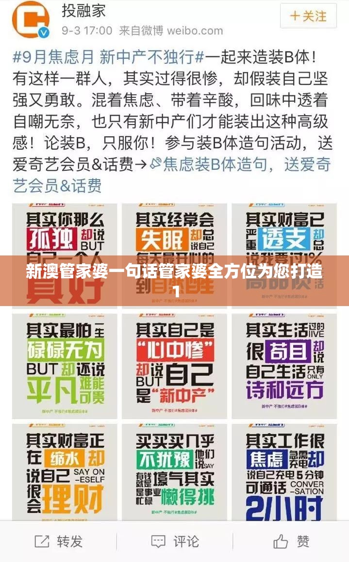 新澳管家婆一句话管家婆全方位为您打造1