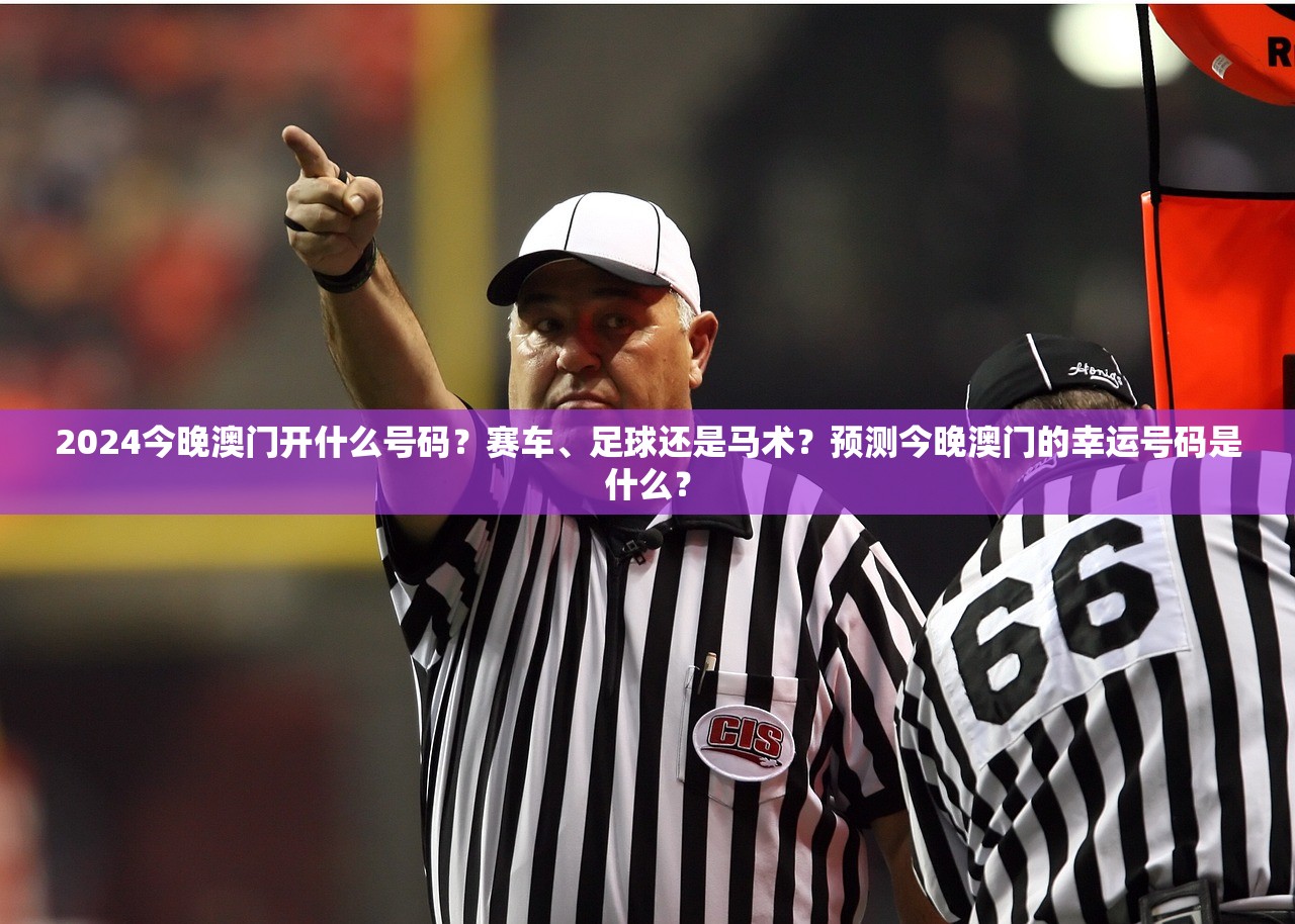2024今晚澳门开什么号码？赛车、足球还是马术？预测今晚澳门的幸运号码是什么？