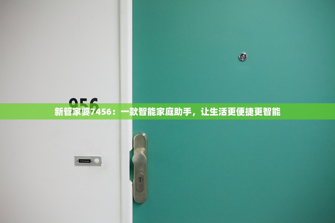 新管家婆7456：一款智能家庭助手，让生活更便捷更智能