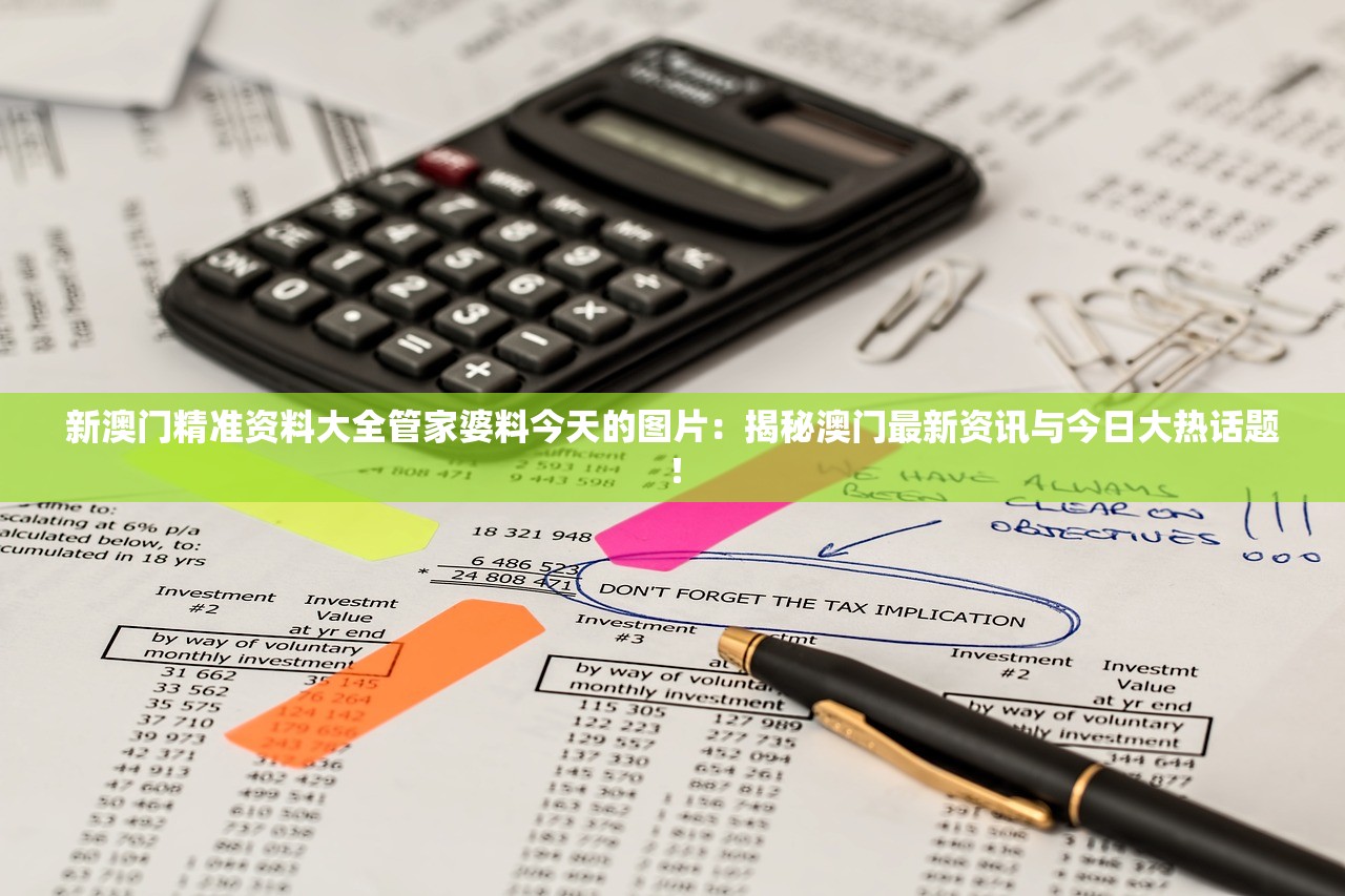 新澳门精准资料大全管家婆料今天的图片：揭秘澳门最新资讯与今日大热话题！