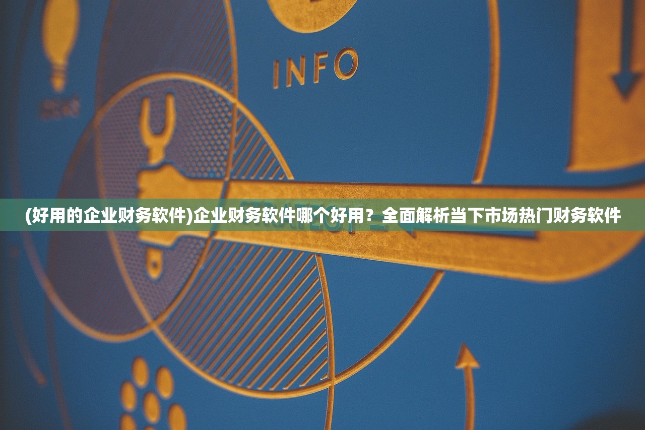 (好用的企业财务软件)企业财务软件哪个好用？全面解析当下市场热门财务软件