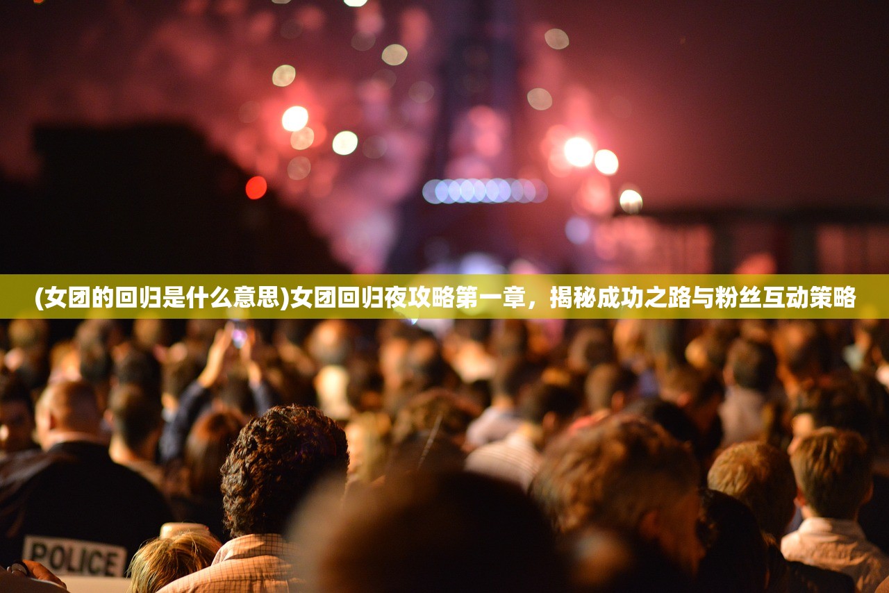 (女团的回归是什么意思)女团回归夜攻略第一章，揭秘成功之路与粉丝互动策略
