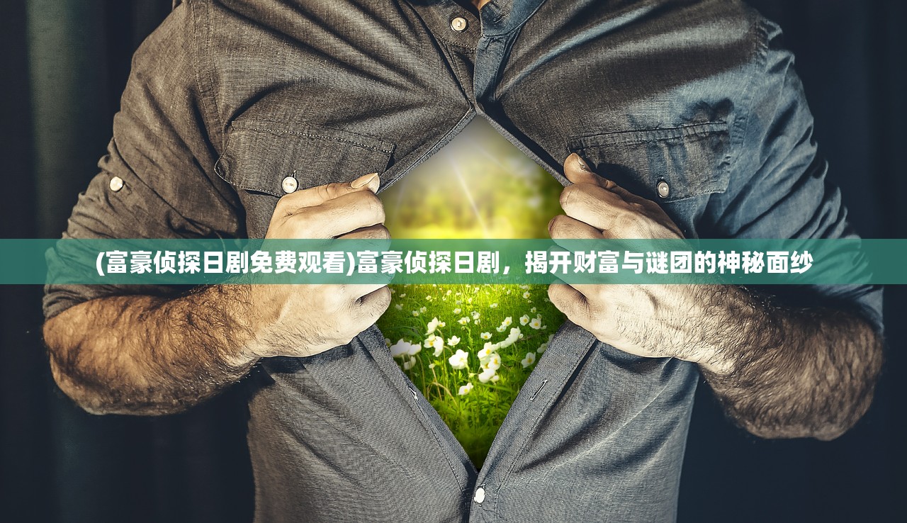 (富豪侦探日剧免费观看)富豪侦探日剧，揭开财富与谜团的神秘面纱