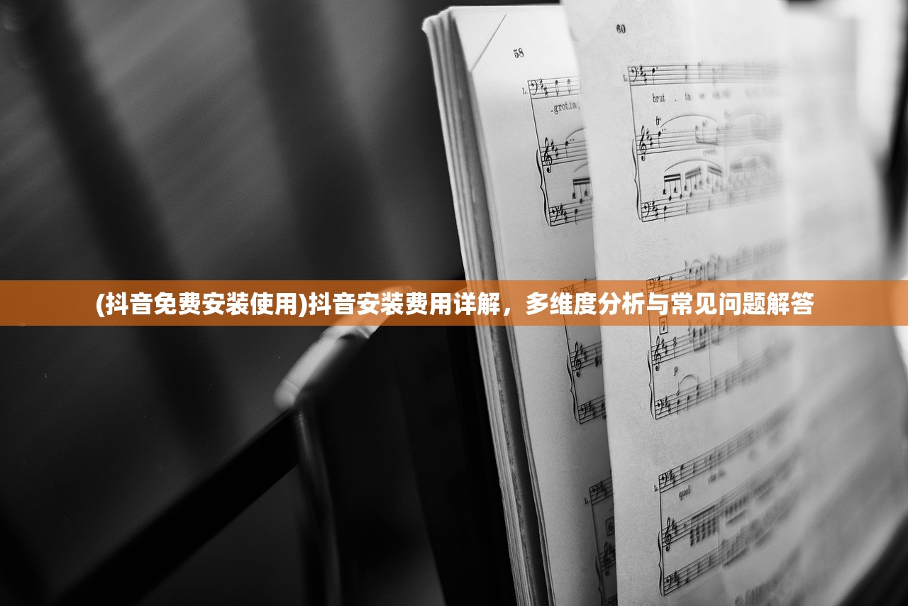 (抖音免费安装使用)抖音安装费用详解，多维度分析与常见问题解答
