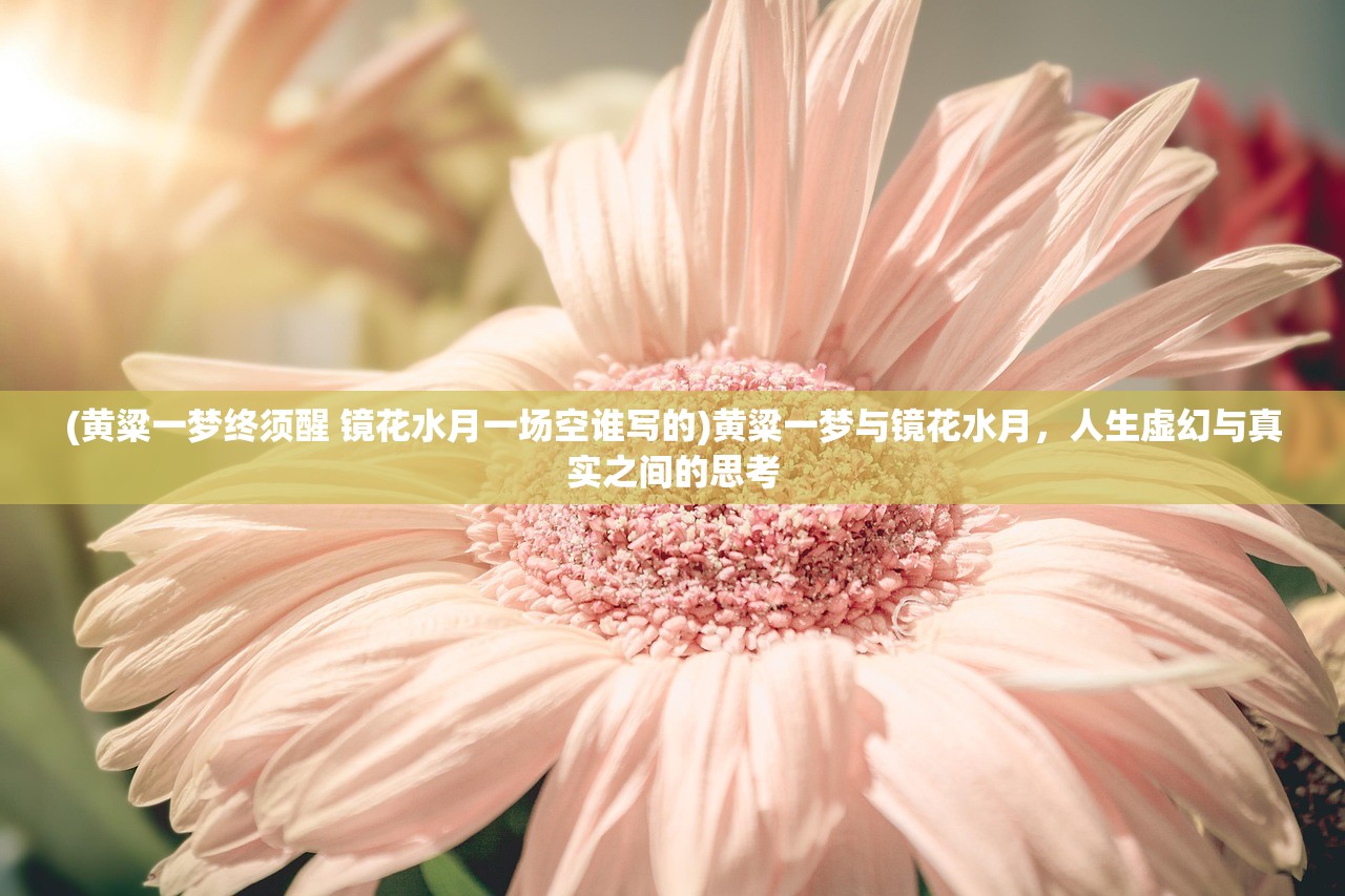 (黄粱一梦终须醒 镜花水月一场空谁写的)黄粱一梦与镜花水月，人生虚幻与真实之间的思考