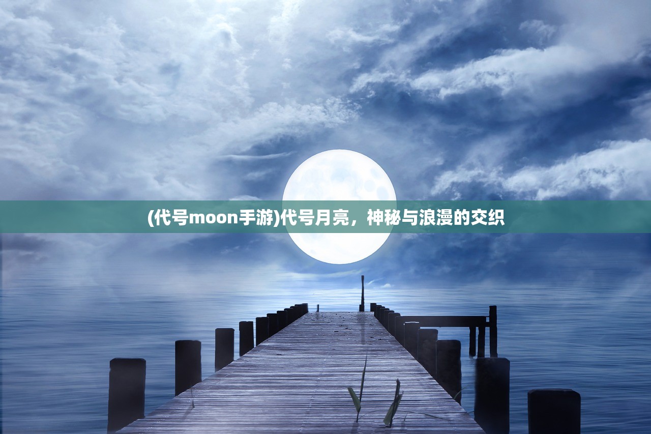 (代号moon手游)代号月亮，神秘与浪漫的交织