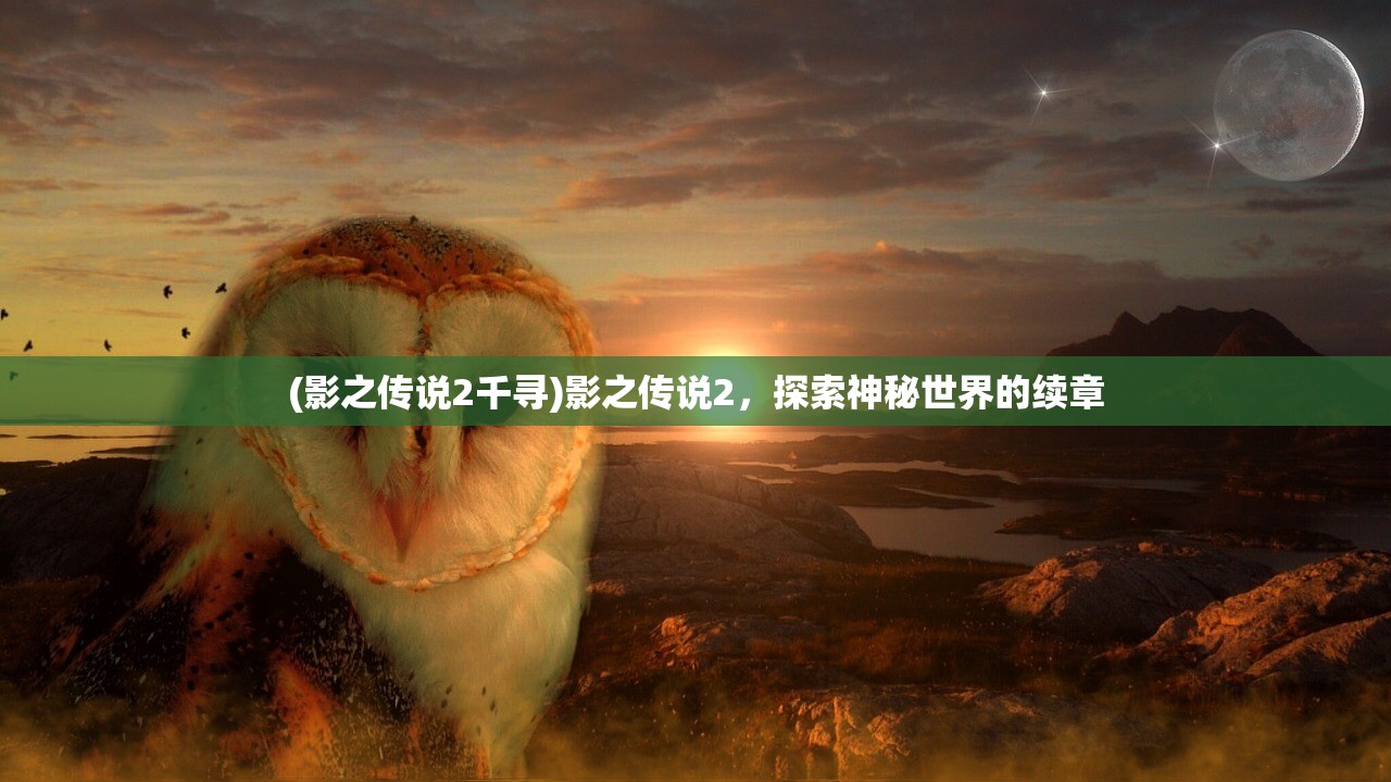 (影之传说2千寻)影之传说2，探索神秘世界的续章