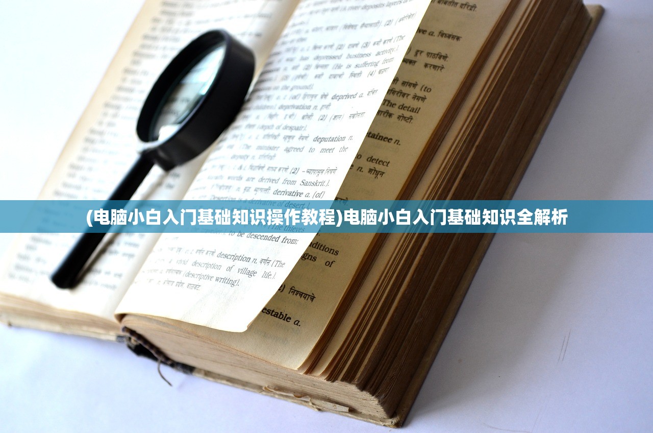 (电脑小白入门基础知识操作教程)电脑小白入门基础知识全解析