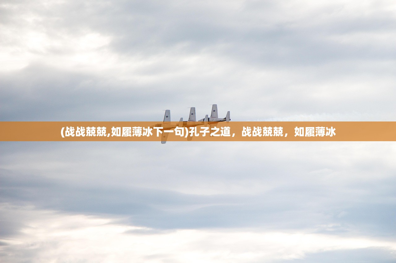 (战战兢兢,如履薄冰下一句)孔子之道，战战兢兢，如履薄冰