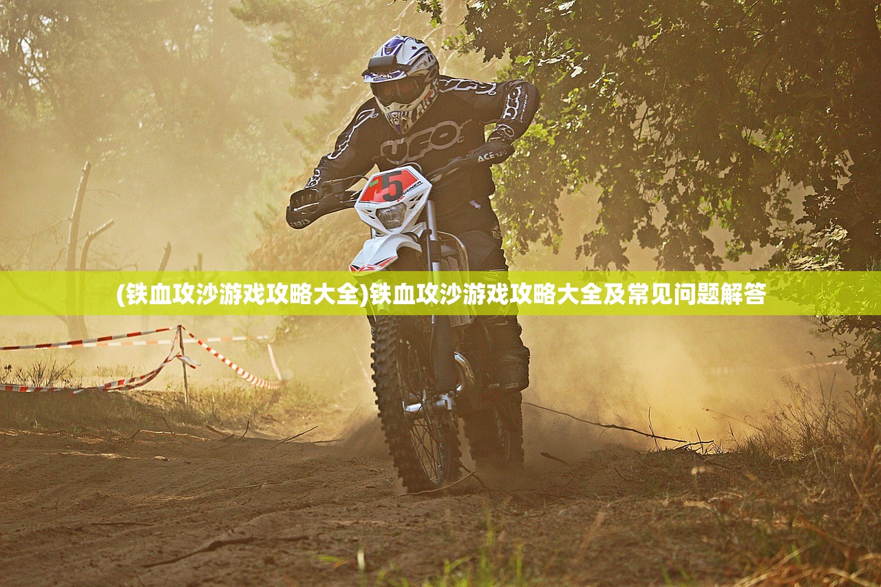 (铁血攻沙游戏攻略大全)铁血攻沙游戏攻略大全及常见问题解答